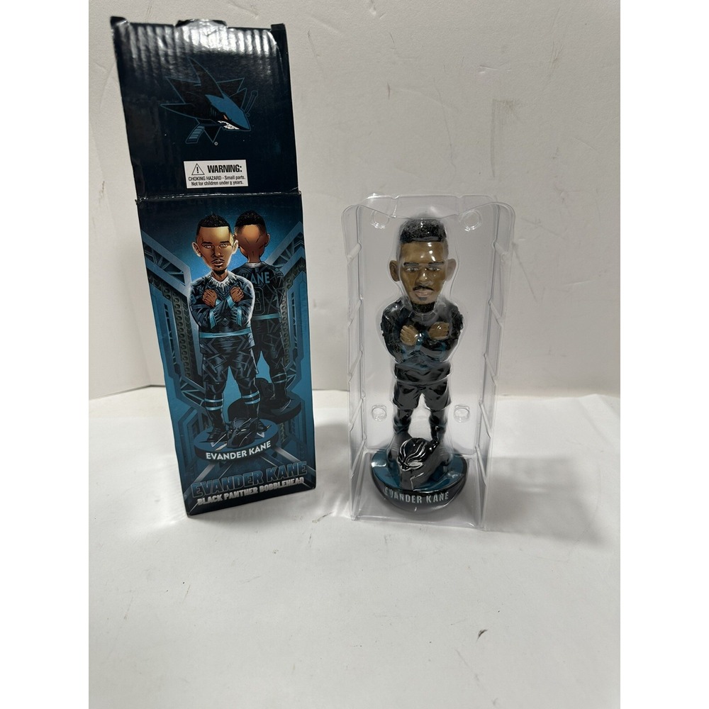 San Jose Sharks Bobblehead Evander Kane Black Panther‎ Marvel SGA